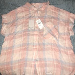 Rails short sleeve button down shirt